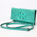 American Darling Crocodile Embossed Genuine Leather