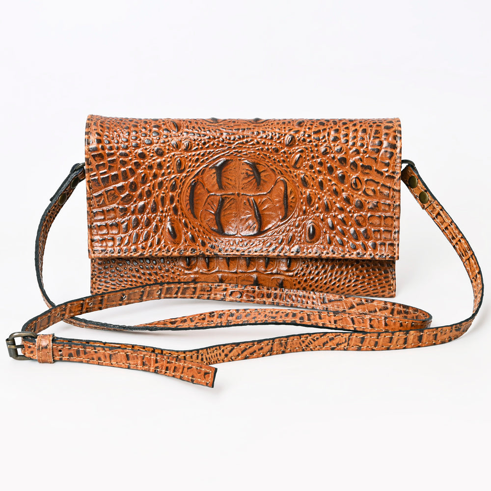 American Darling Crocodile Embossed Genuine Leather