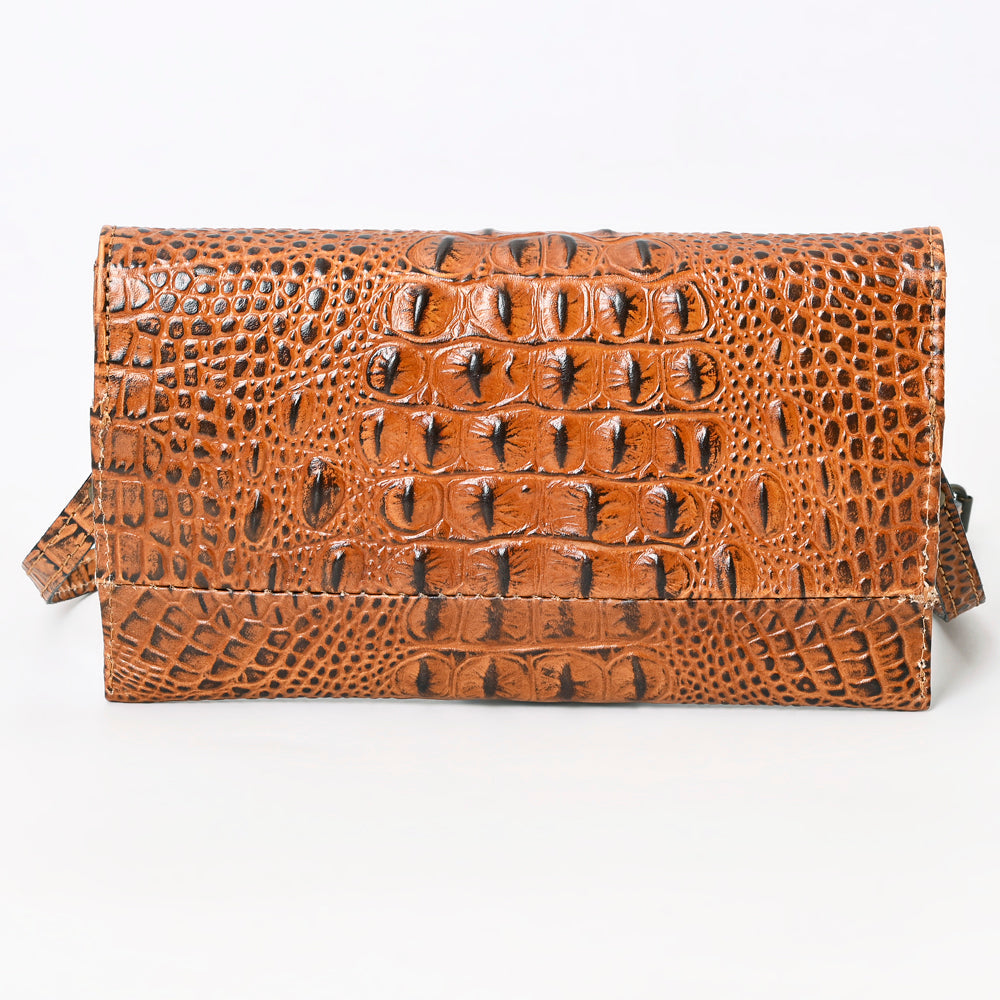 American Darling Crocodile Embossed Genuine Leather