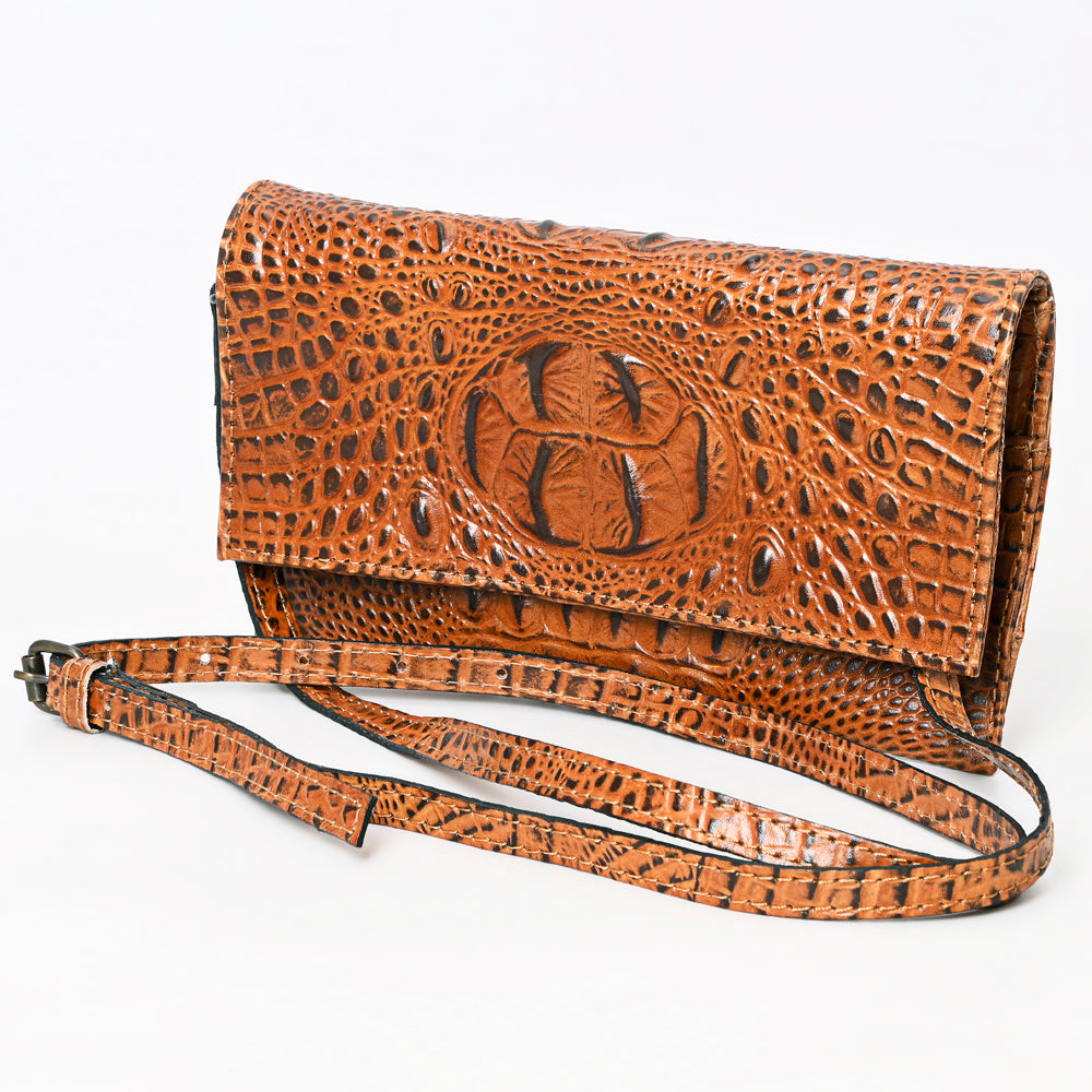 American Darling Crocodile Embossed Genuine Leather