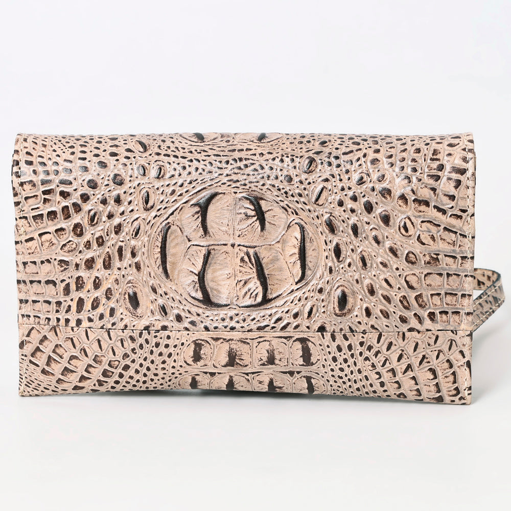 American Darling Crocodile Embossed Genuine Leather