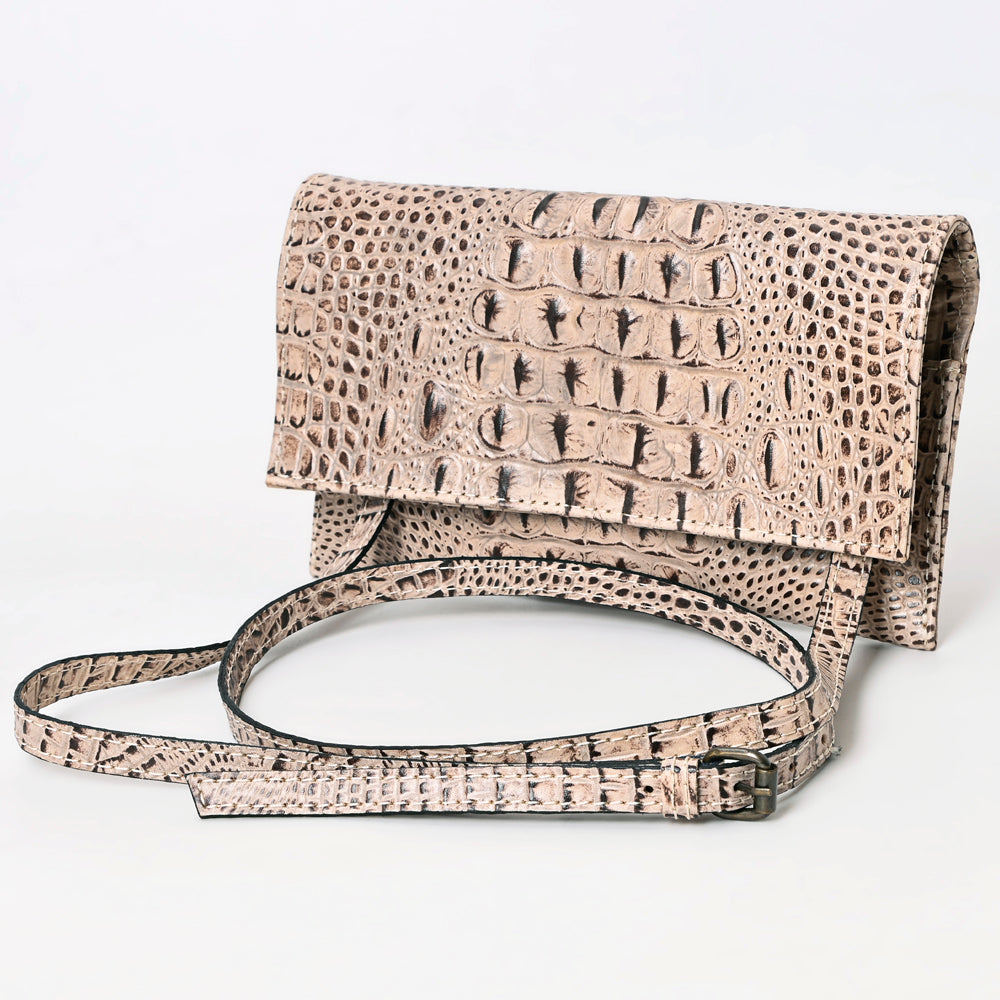 American Darling Crocodile Embossed Genuine Leather