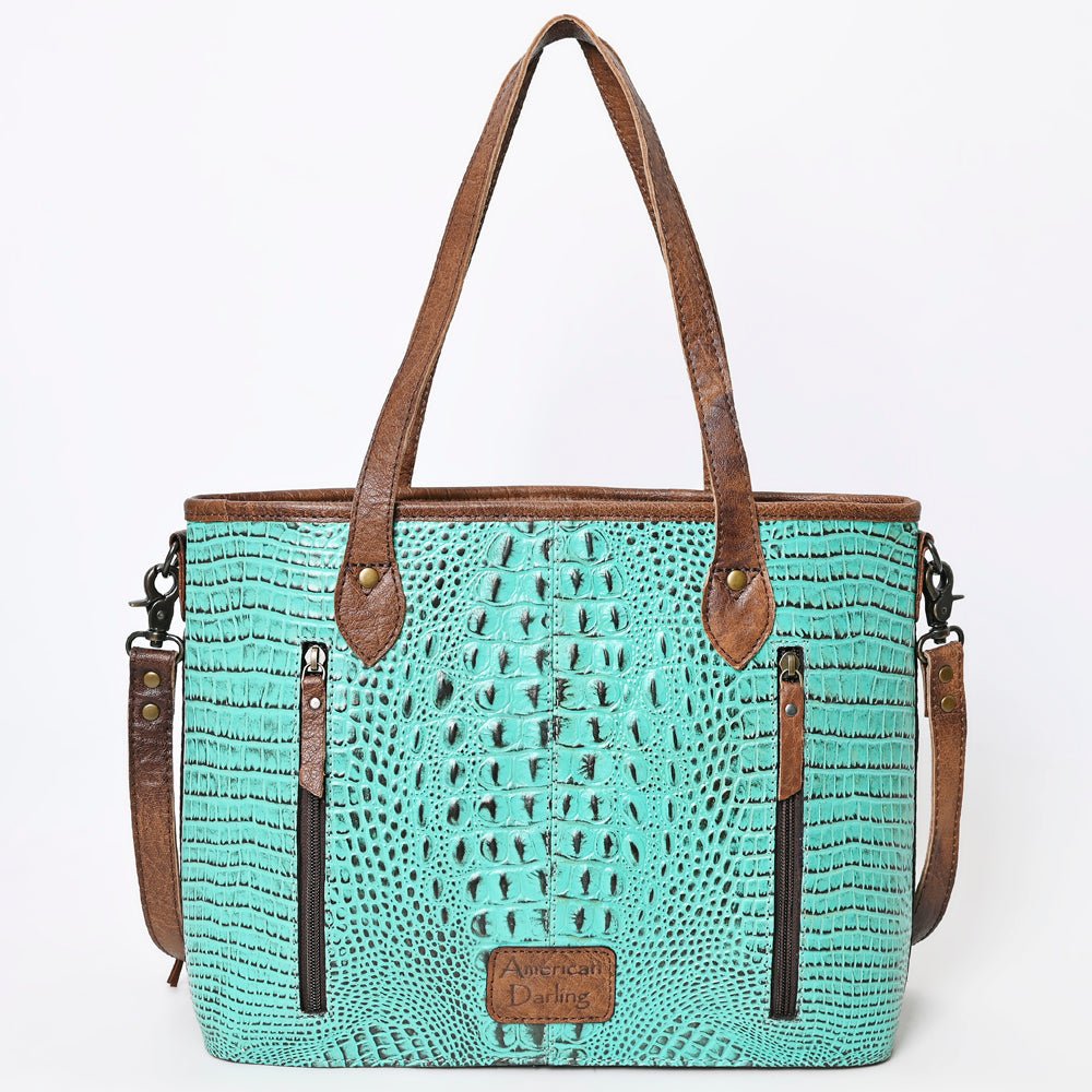 American Darling Crocodile Embossed Genuine Leather