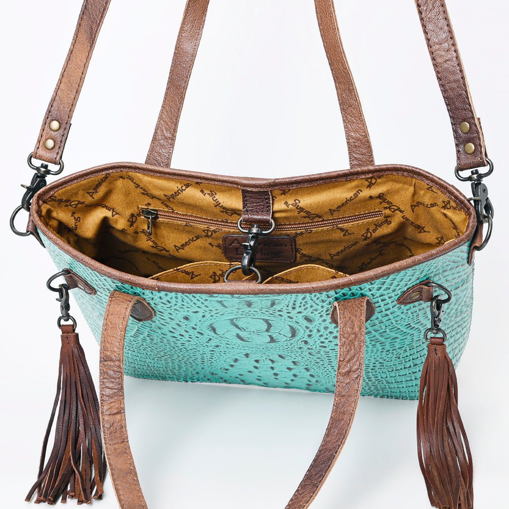 American Darling Crocodile Embossed Genuine Leather