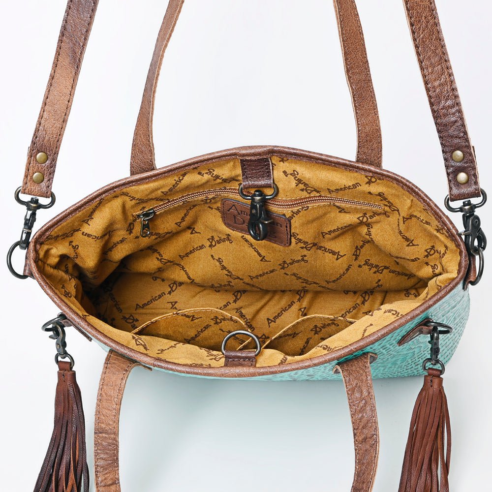 American Darling Crocodile Embossed Genuine Leather