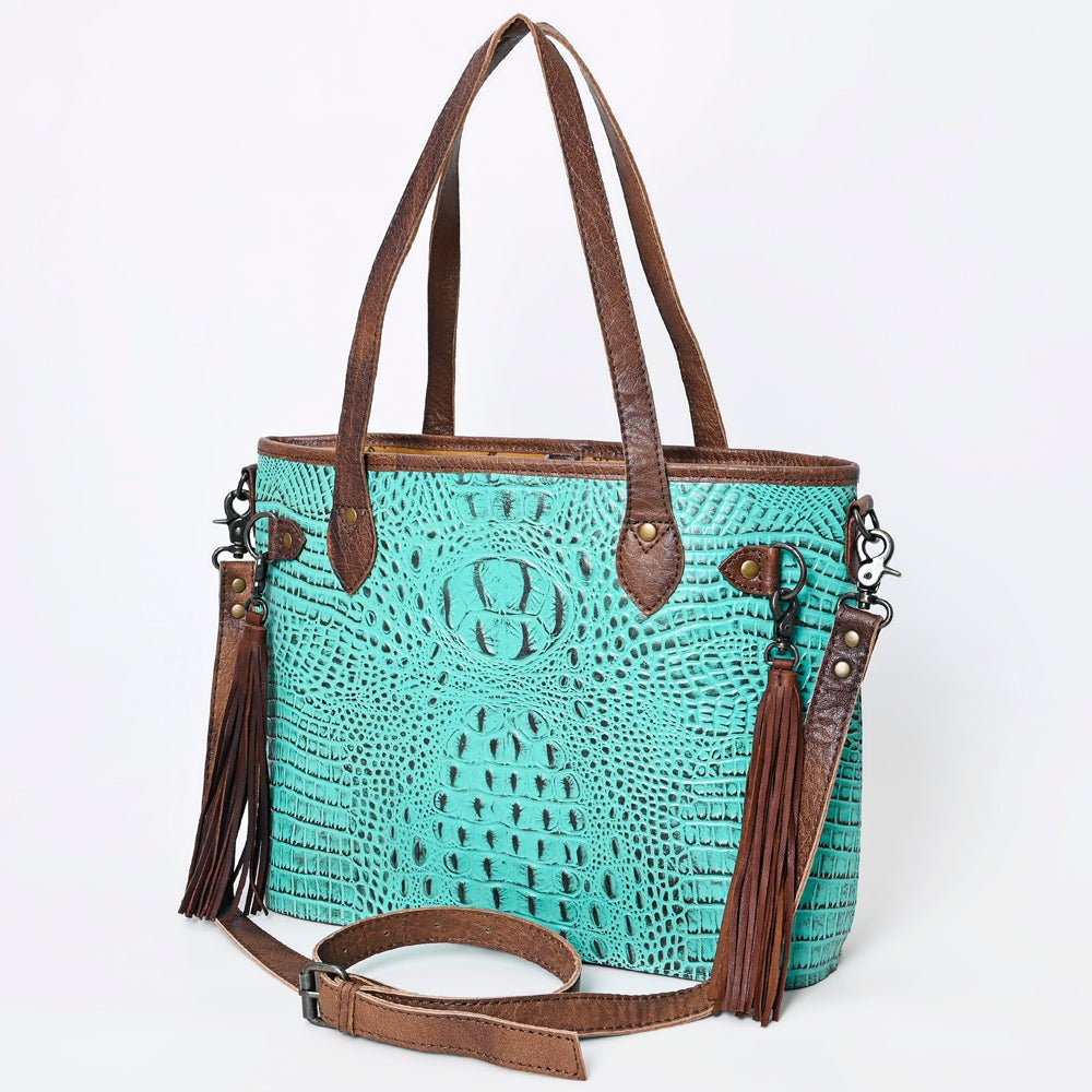 American Darling Crocodile Embossed Genuine Leather
