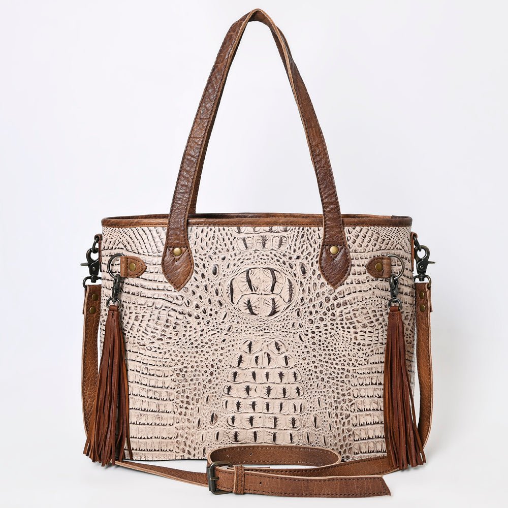 American Darling Crocodile Embossed Genuine Leather