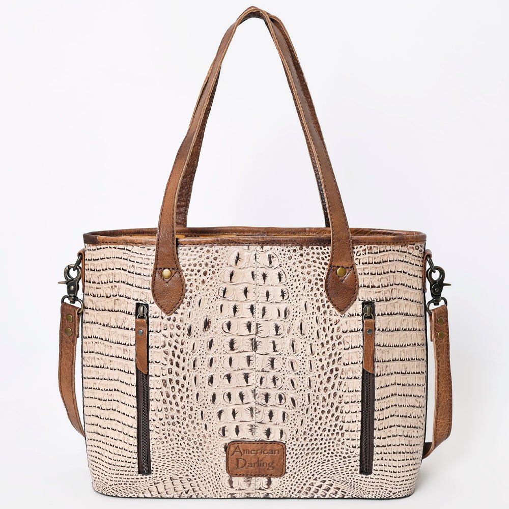 American Darling Crocodile Embossed Genuine Leather
