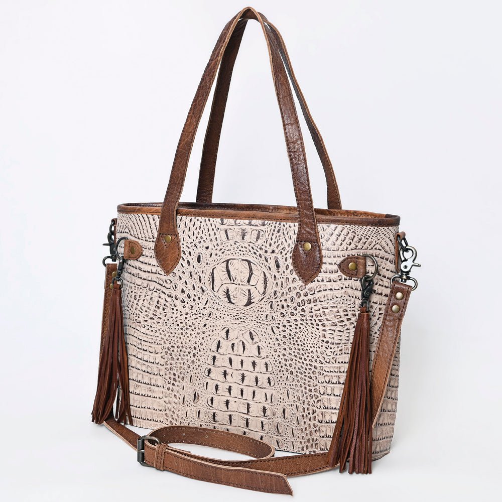 American Darling Crocodile Embossed Genuine Leather