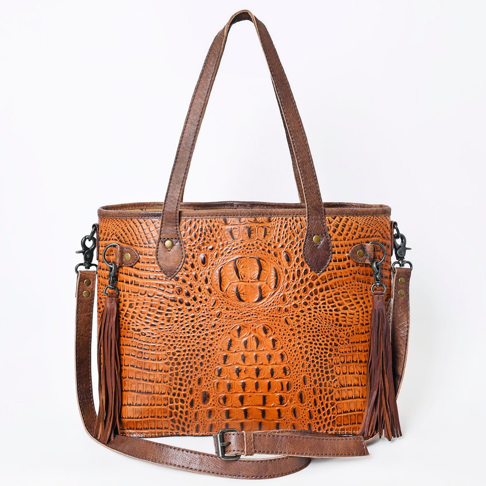 American Darling Crocodile Embossed Genuine Leather