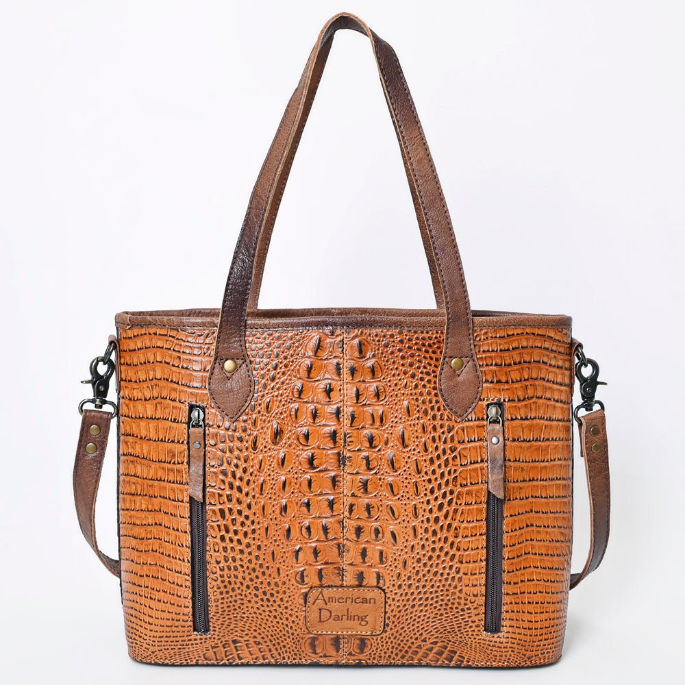 American Darling Crocodile Embossed Genuine Leather