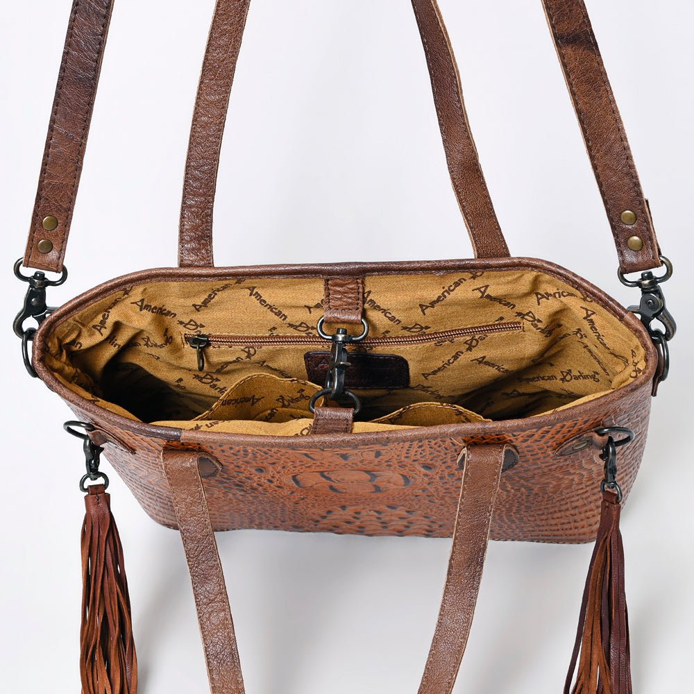 American Darling Crocodile Embossed Genuine Leather