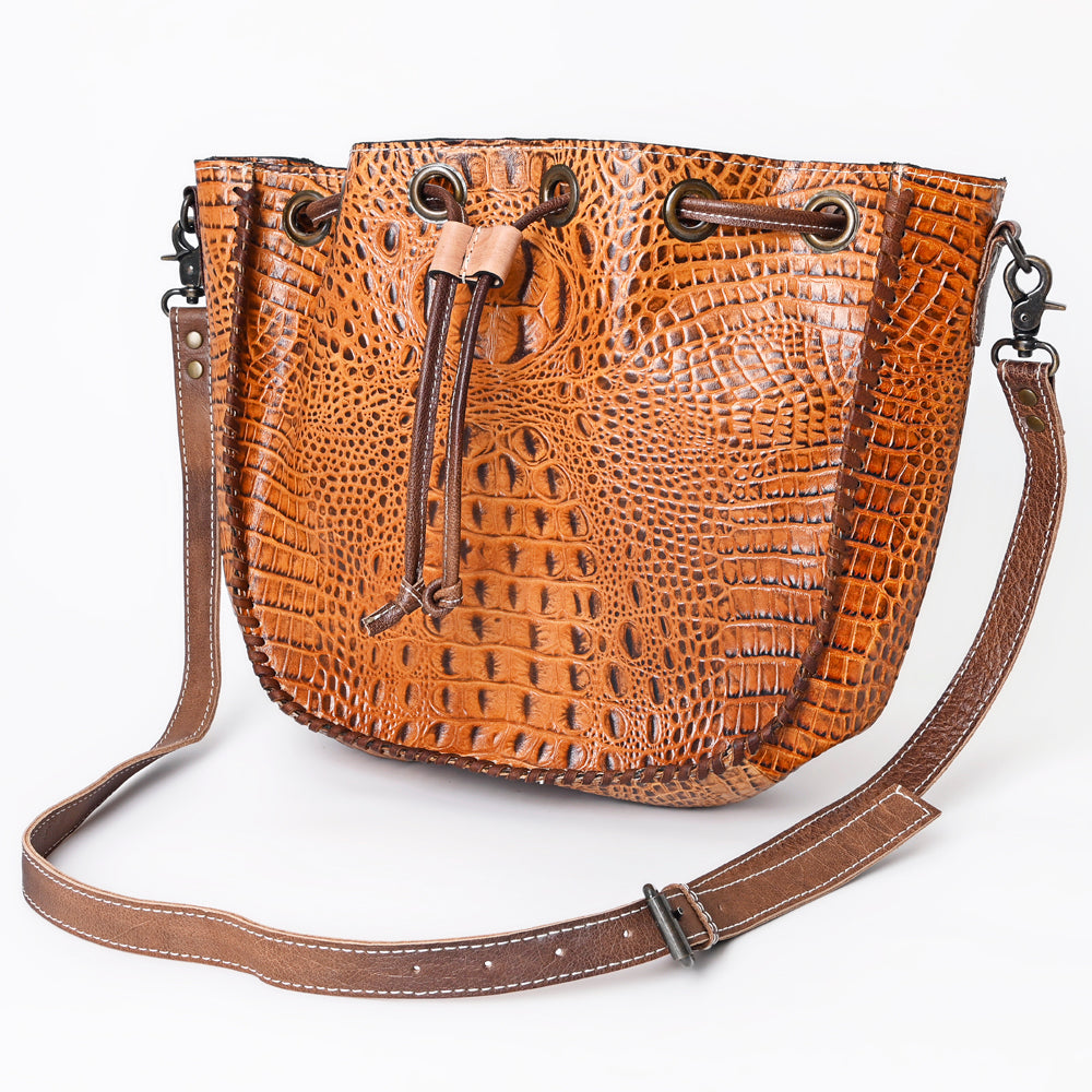 American Darling Crocodile Embossed Genuine Leather