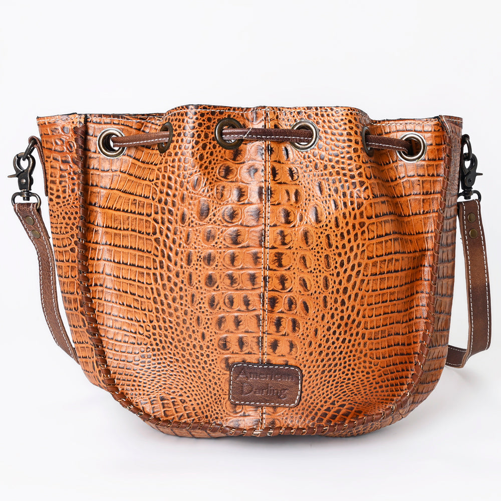 American Darling Crocodile Embossed Genuine Leather