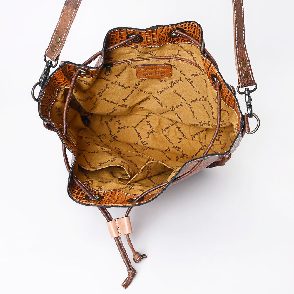 American Darling Crocodile Embossed Genuine Leather
