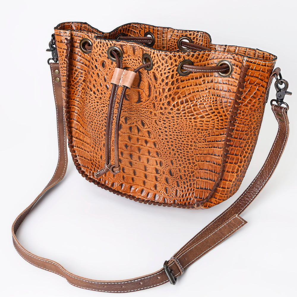 American Darling Crocodile Embossed Genuine Leather