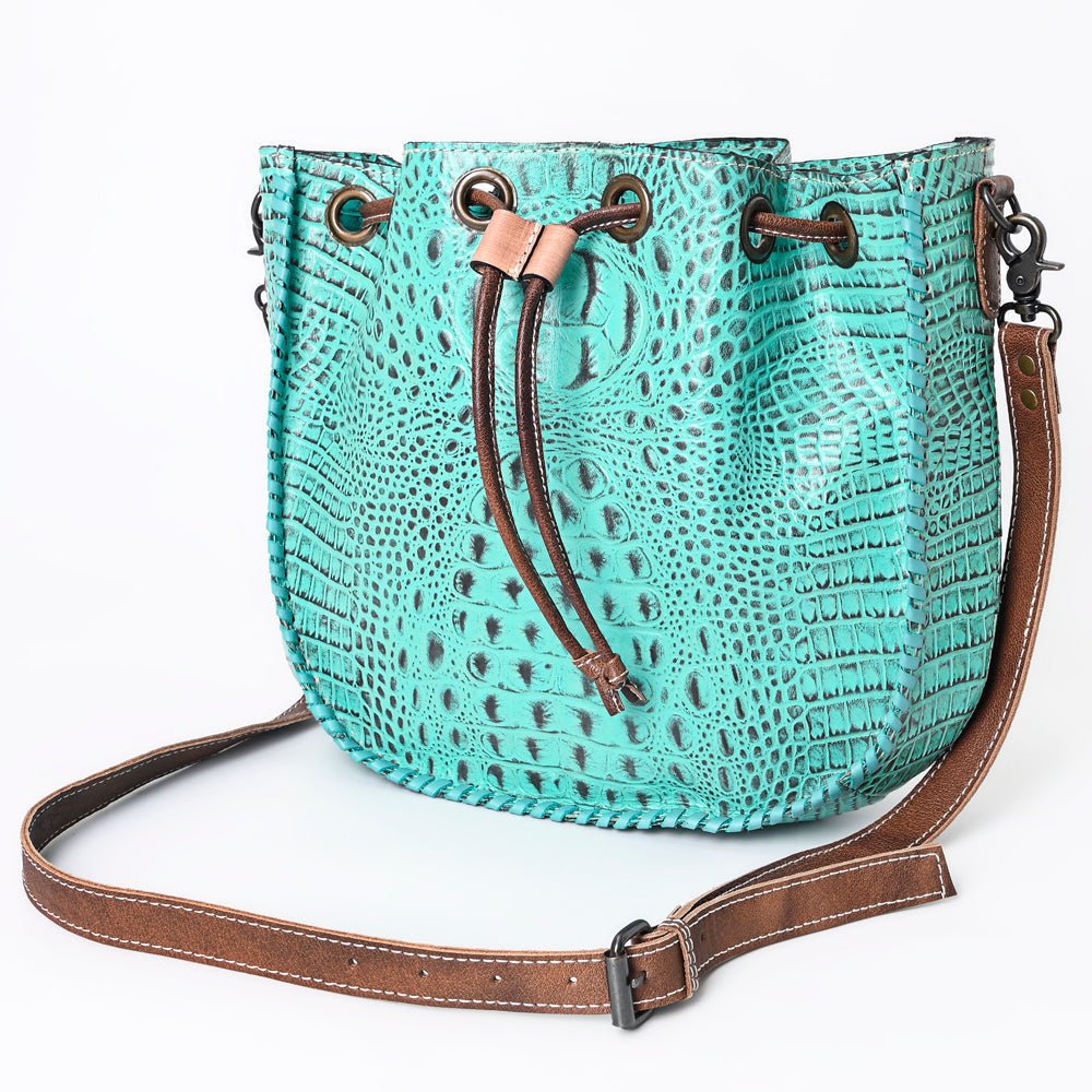 American Darling Crocodile Embossed Genuine Leather