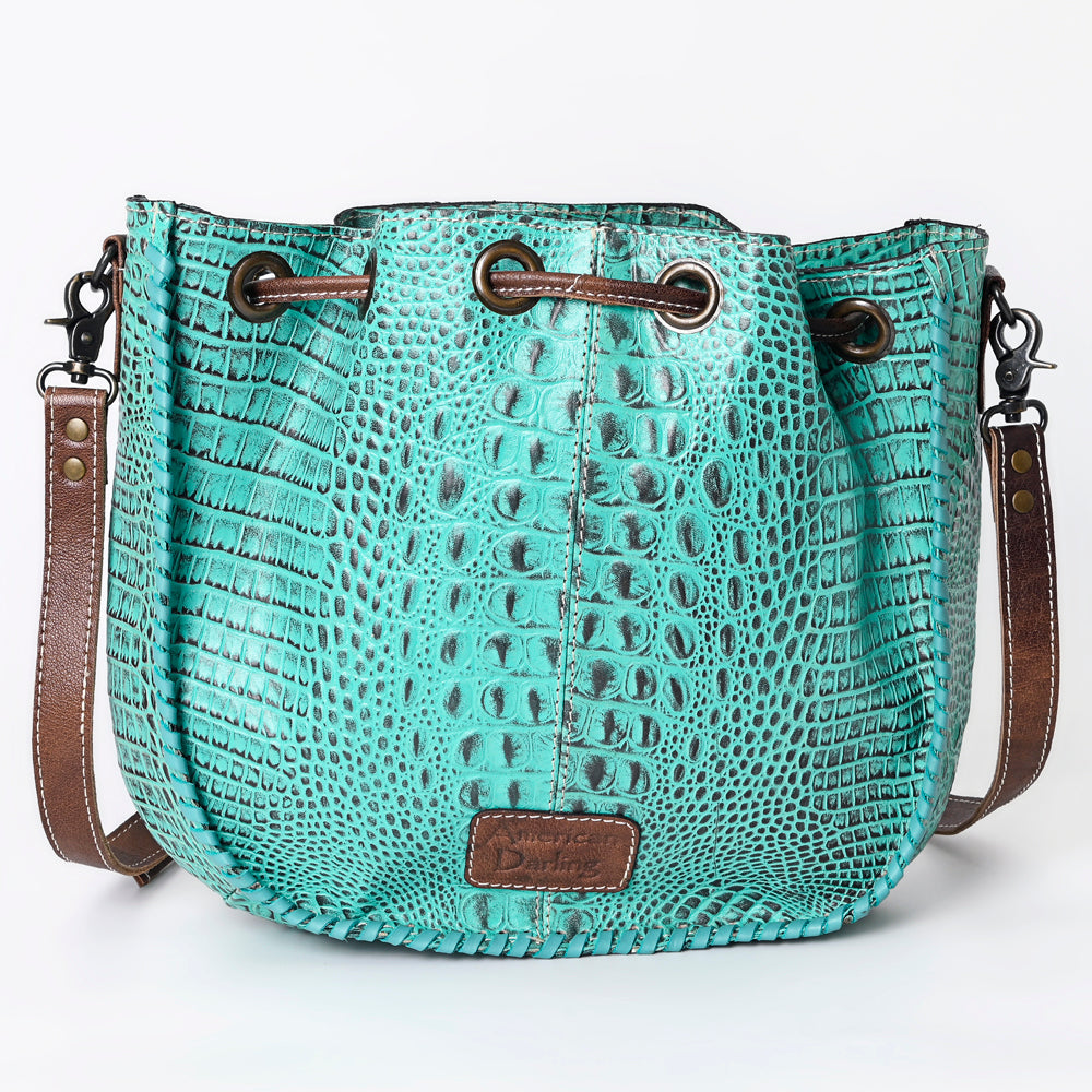 American Darling Crocodile Embossed Genuine Leather