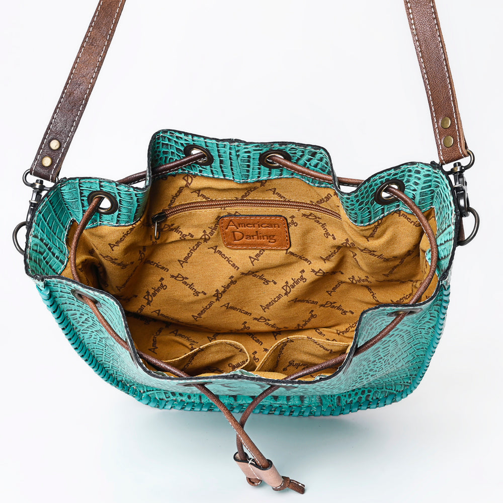 American Darling Crocodile Embossed Genuine Leather