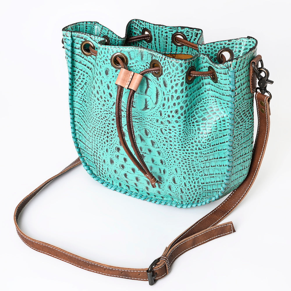 American Darling Crocodile Embossed Genuine Leather