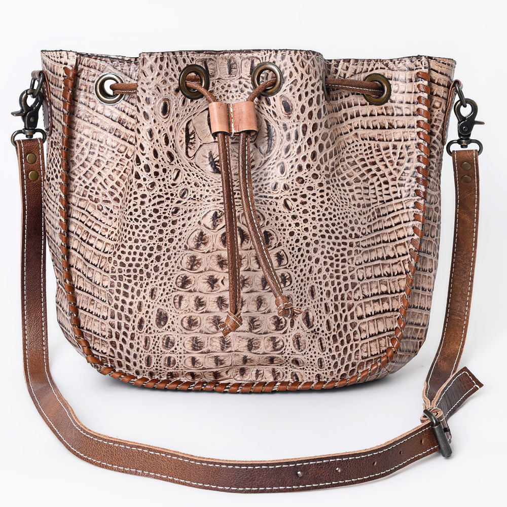 American Darling Crocodile Embossed Genuine Leather