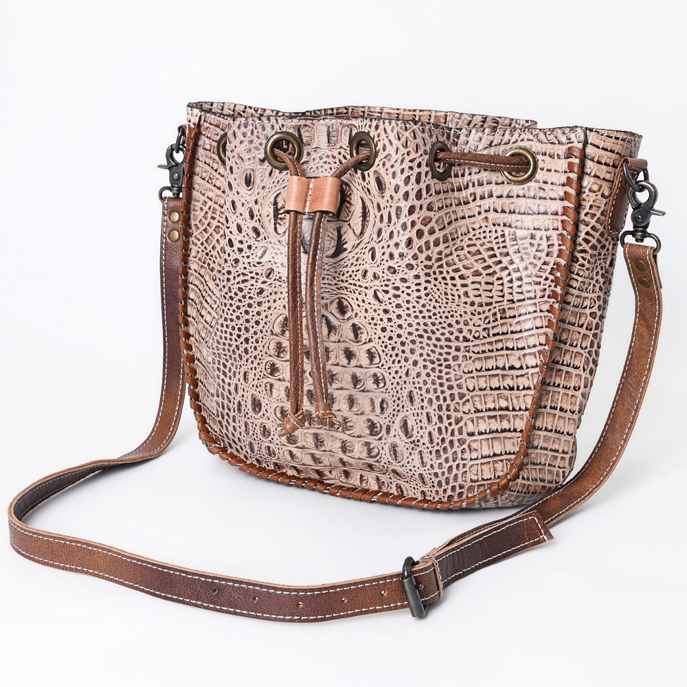 American Darling Crocodile Embossed Genuine Leather