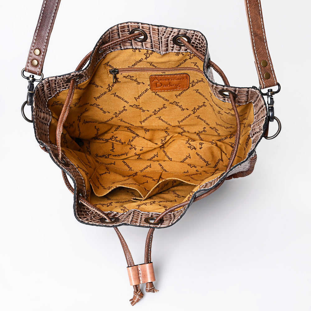 American Darling Crocodile Embossed Genuine Leather