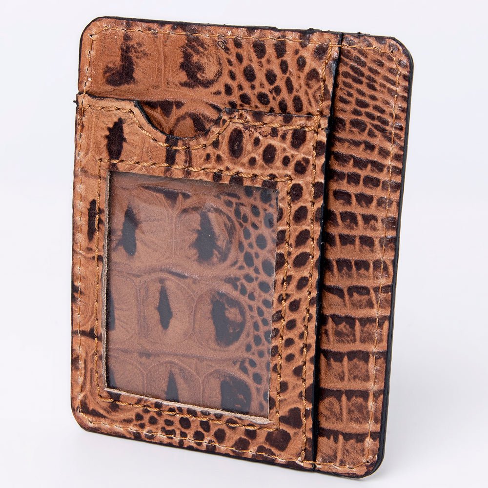 American Darling Crocodile Embossed Genuine Leather
