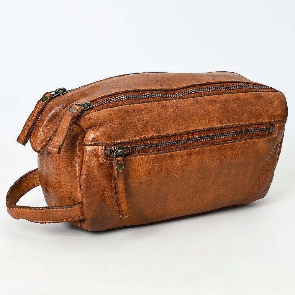 Spaghetti Western Fanny Pack Vintage Handmade Drum Dyed Genuine European Cowhide Leather