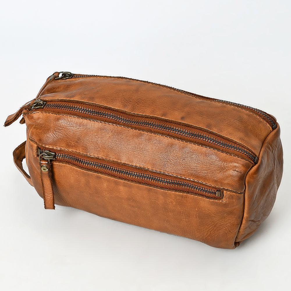Spaghetti Western Fanny Pack Vintage Handmade Drum Dyed Genuine European Cowhide Leather