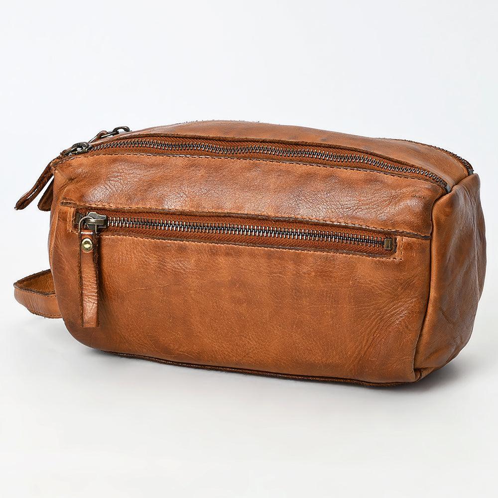 Spaghetti Western Fanny Pack Vintage Handmade Drum Dyed Genuine European Cowhide Leather