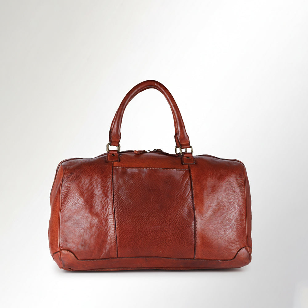 Spaghetti Western Swc418Cg Duffel Vintage Handmade Drum Dyed Genuine European Cowhide Leather Women Bag Western Handbag Purse