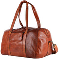 Spaghetti Western Duffel Vintage Handmade Drum Dyed Genuine European Cowhide Leather