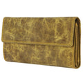 Spaghetti Western Wallet Vintage Handmade Drum Dyed Genuine European Cowhide Leather