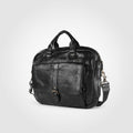 Vintage Drum Dyed Full Grain European Leather Handcrafted Briefcase For Women Patina