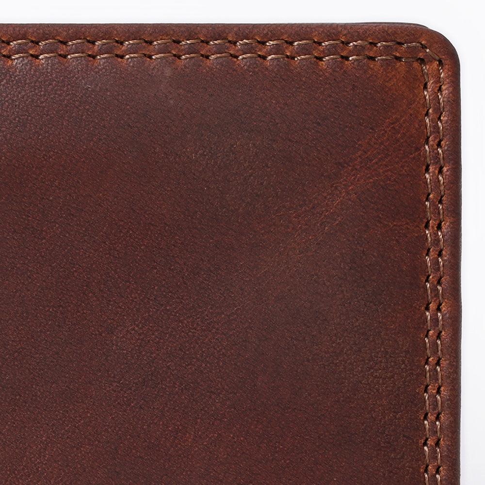 Spaghetti Western Wallet Vintage Handmade Drum Dyed Genuine European Cowhide Leather