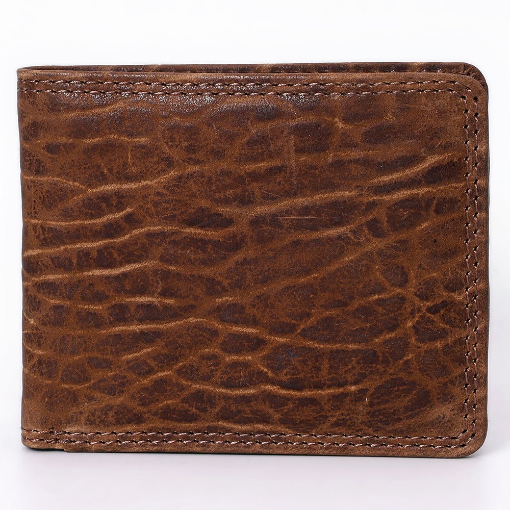 Spaghetti Western Wallet Vintage Handmade Drum Dyed Genuine European Cowhide Leather