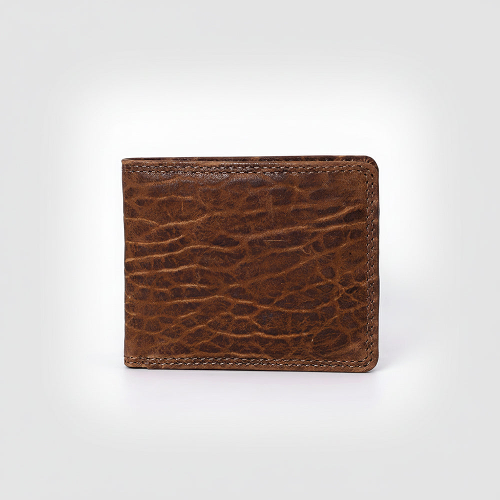Spaghetti Western Swc452Brn Wallet Vintage Handmade Drum Dyed Genuine European Cowhide Leather Women Bag Western Handbag Purse