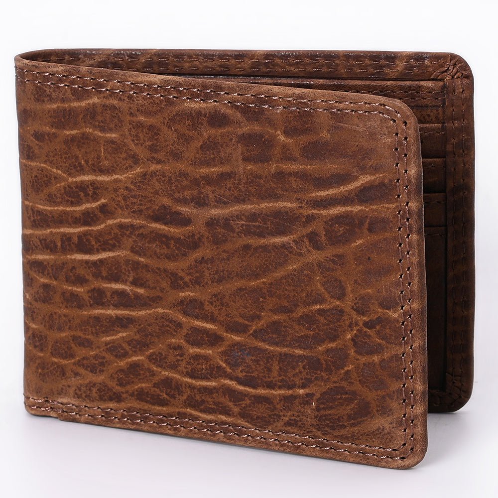 Spaghetti Western Wallet Vintage Handmade Drum Dyed Genuine European Cowhide Leather