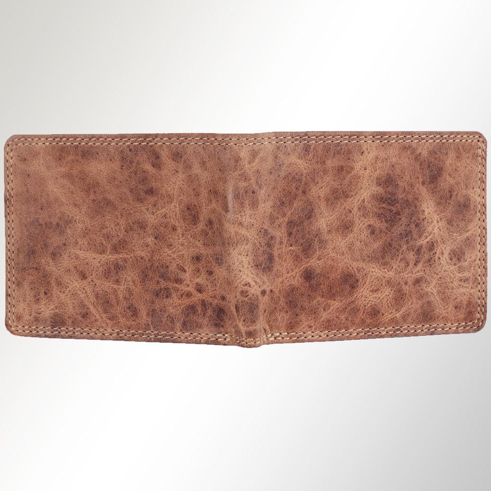 Spaghetti Western Wallet Vintage Handmade Drum Dyed Genuine European Cowhide Leather