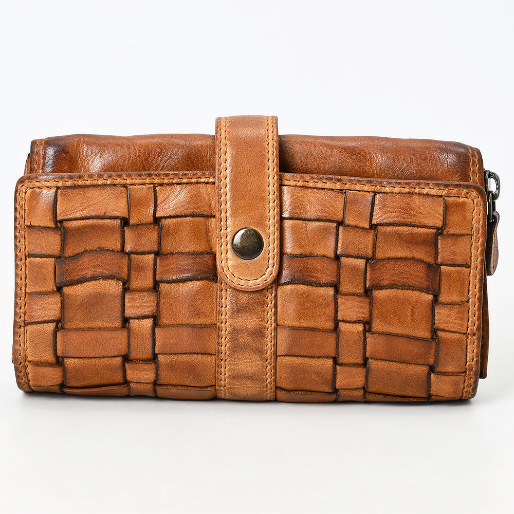 Spaghetti Western Wallet Vintage Handmade Drum Dyed Genuine European Cowhide Leather