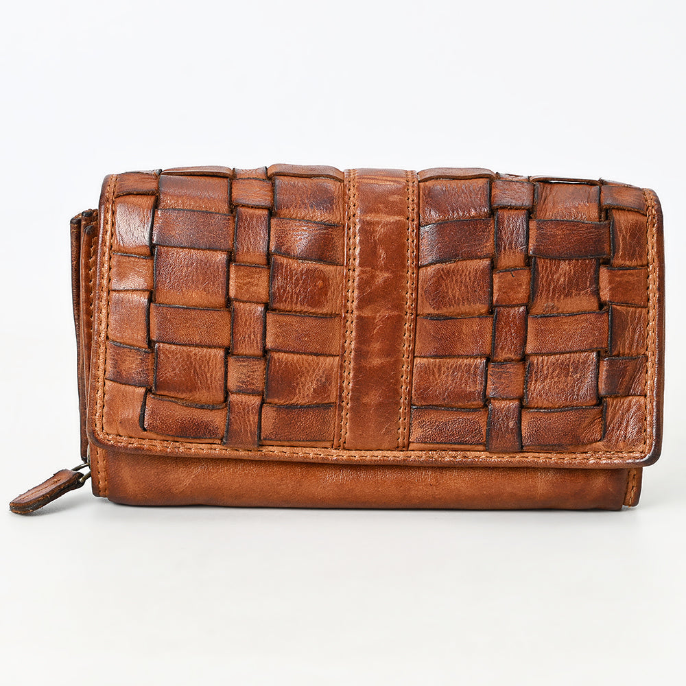 Spaghetti Western Wallet Vintage Handmade Drum Dyed Genuine European Cowhide Leather