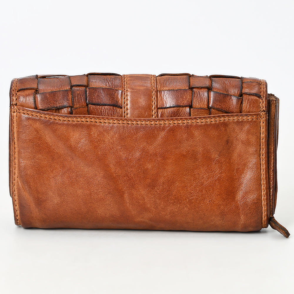 Spaghetti Western Wallet Vintage Handmade Drum Dyed Genuine European Cowhide Leather
