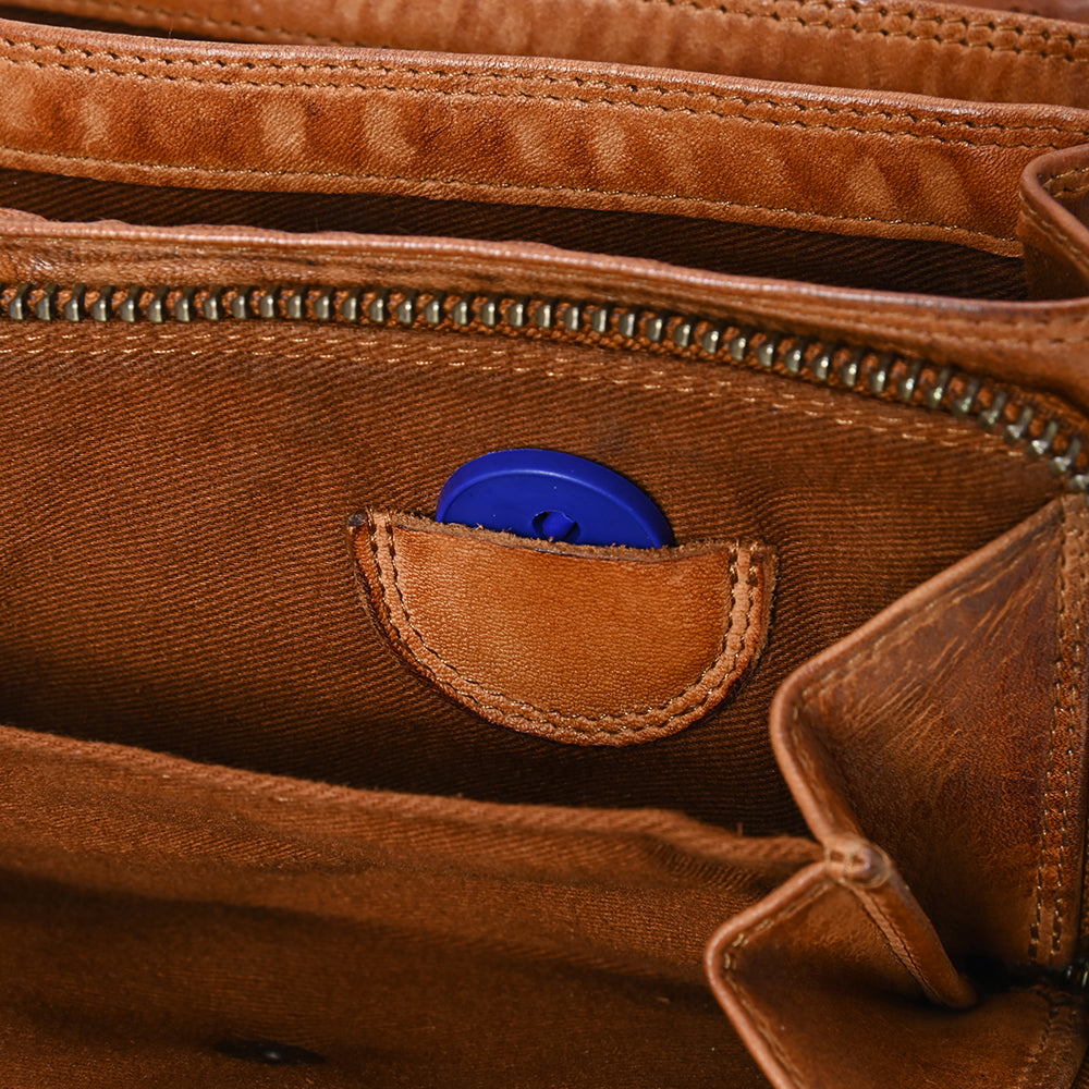 Spaghetti Western Wallet Vintage Handmade Drum Dyed Genuine European Cowhide Leather