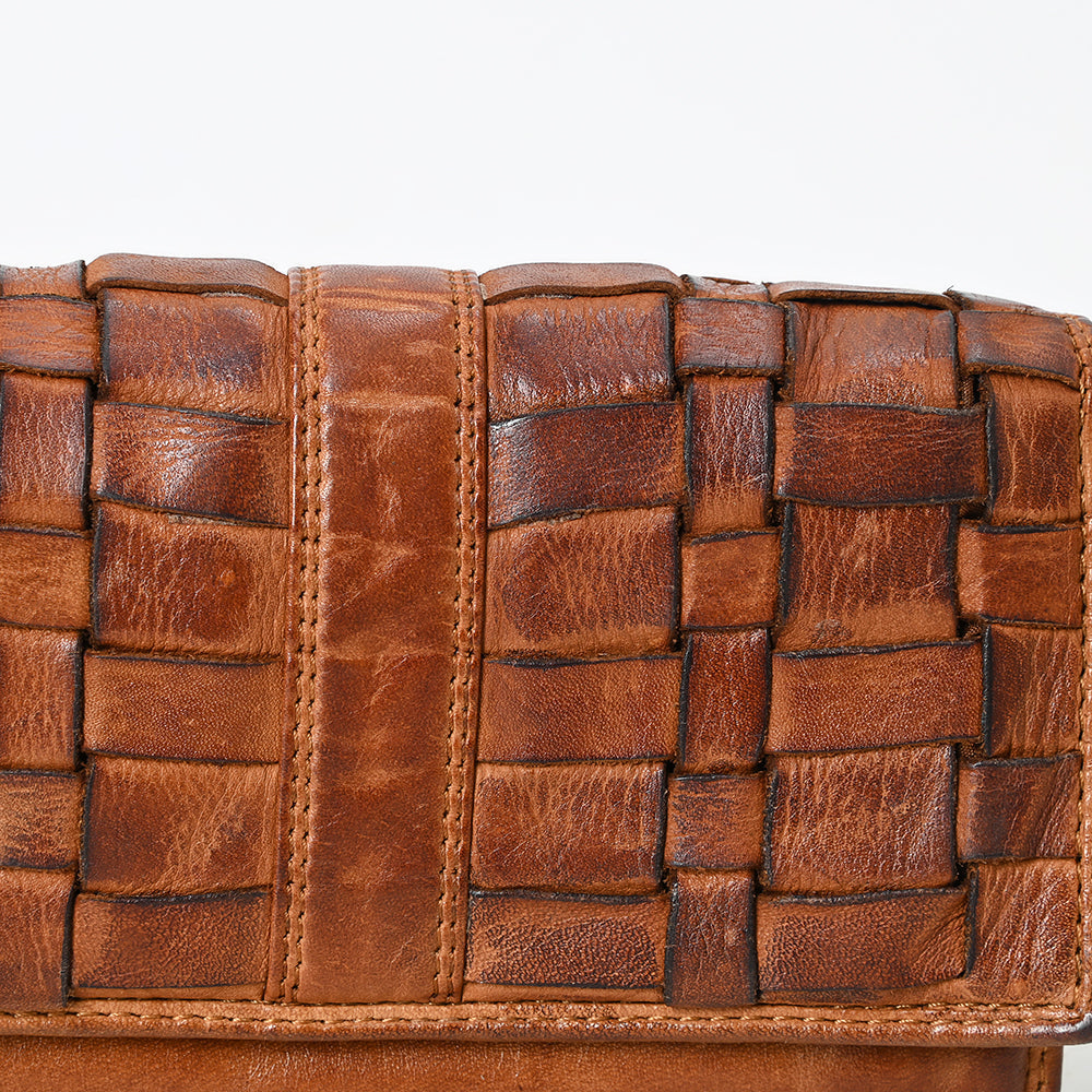 Spaghetti Western Wallet Vintage Handmade Drum Dyed Genuine European Cowhide Leather