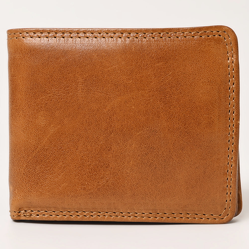 Spaghetti Western Wallet Vintage Handmade Drum Dyed Genuine European Cowhide Leather