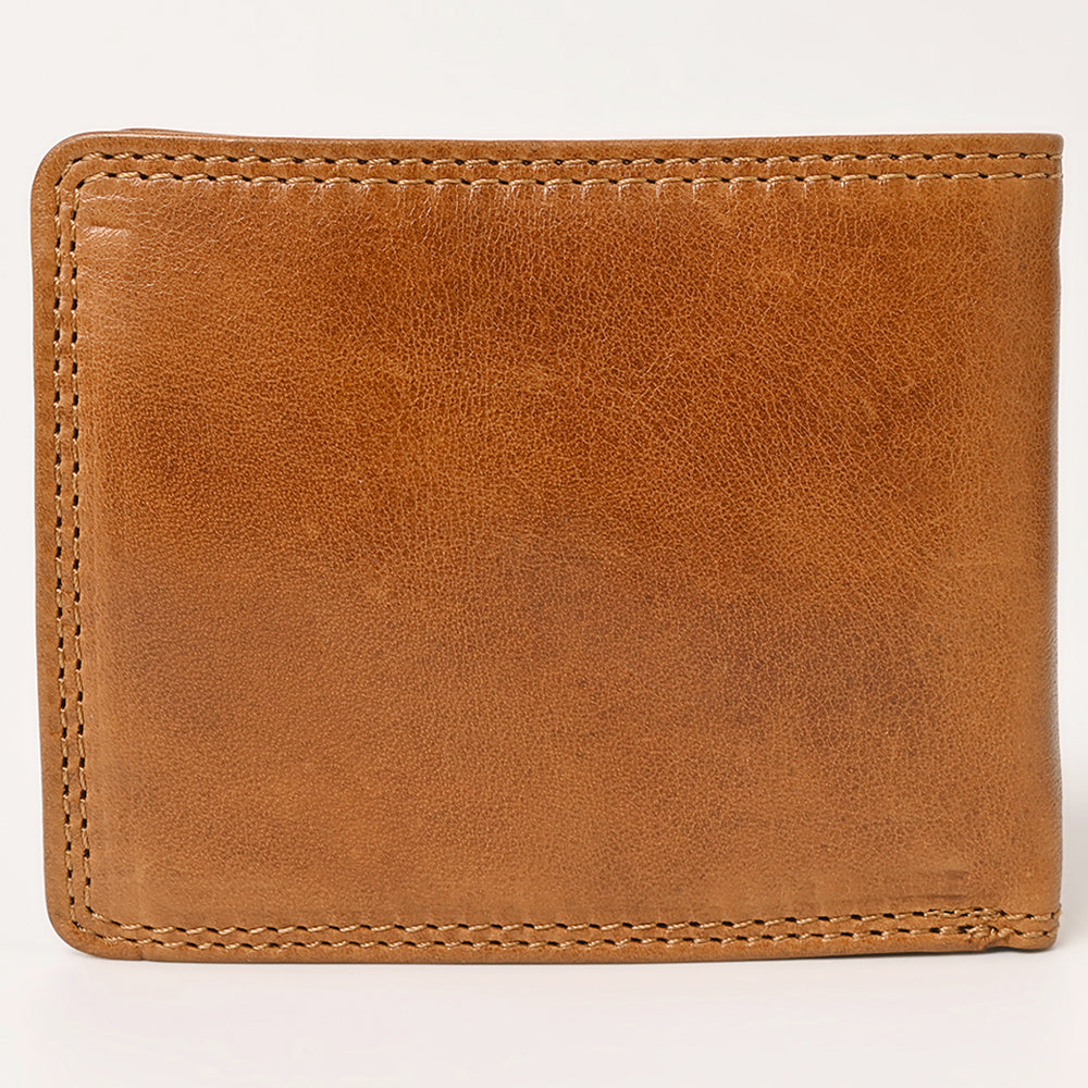 Spaghetti Western Wallet Vintage Handmade Drum Dyed Genuine European Cowhide Leather