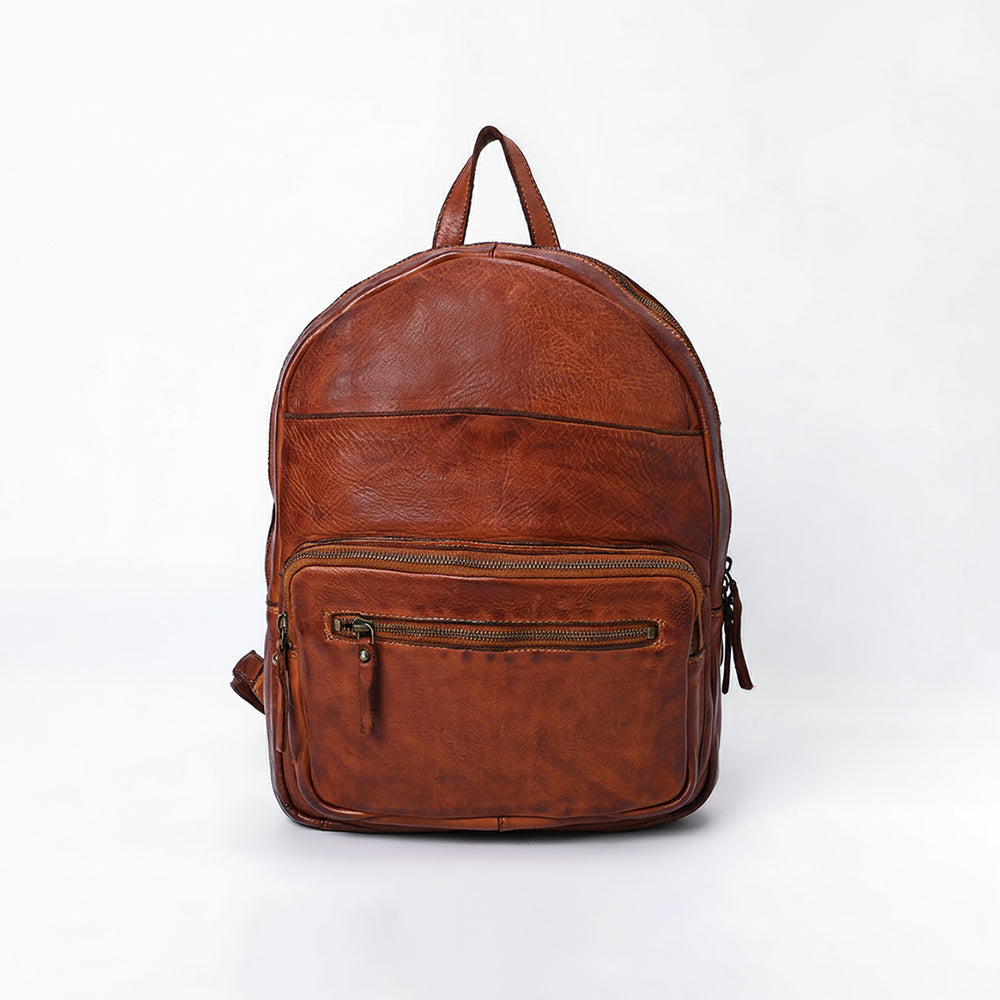 Spaghetti Western Swc416Cg Backpack Vintage Handmade Drum Dyed Genuine European Cowhide Leather Women Bag Western Handbag Purse