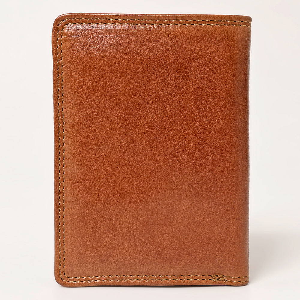 Spaghetti Western Wallet Vintage Handmade Drum Dyed Genuine European Cowhide Leather