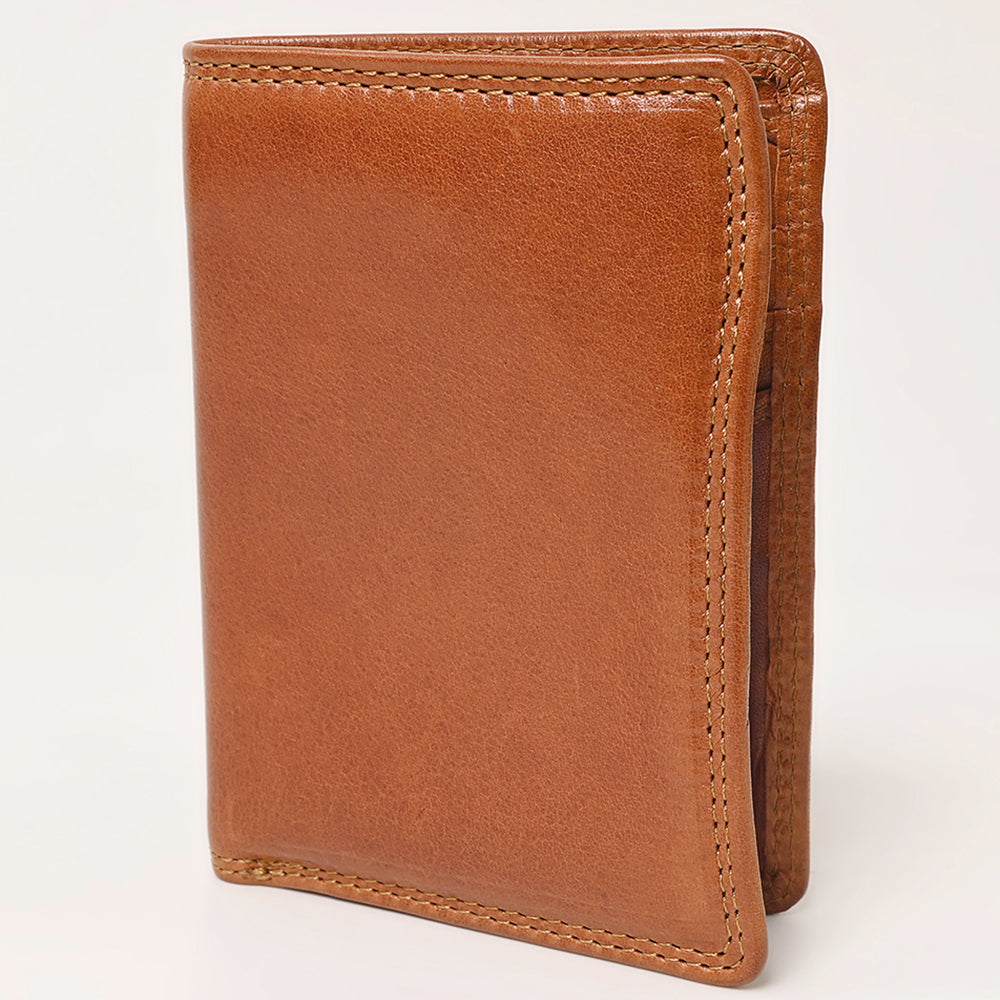 Spaghetti Western Wallet Vintage Handmade Drum Dyed Genuine European Cowhide Leather